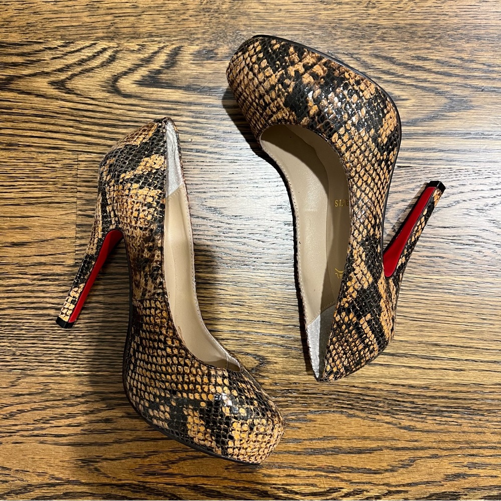 Snake print Christian Louboutin